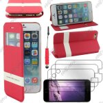 Ebeststar ® housse coque etui smart view cover type s - view portefeuille livre pour apple iphone 6s ...