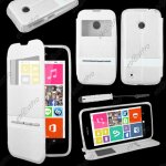 Ebeststar ® housse coque etui smart view cover type s - view portefeuille livre pour nokia lumia 530, ...