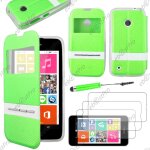 Ebeststar � housse coque etui smart view cover type s - view portefeuille livre pour nokia lumia 530, ...