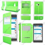 Ebeststar ® housse coque etui smart view cover type s - view portefeuille livre pour nokia lumia 735 ...