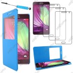 Ebeststar  housse coque etui smart view cover type s - view portefeuille livre pour samsung galaxy a7 ...