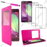 Ebeststar � housse coque etui smart view cover type s - view portefeuille livre pour samsung galaxy a7 ...