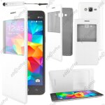 Ebeststar ® housse coque etui smart view cover type s - view portefeuille livre pour samsung galaxy ...