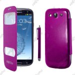 Ebeststar ® housse coque etui smart view cover type s - view portefeuille livre pour samsung galaxy ...