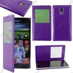 Ebeststar ® housse coque etui smart view cover type s - view portefeuille livre pour samsung galaxy ...