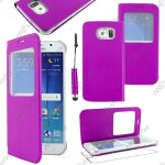 Ebeststar ® housse coque etui smart view cover type s - view portefeuille livre pour samsung galaxy ...