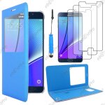 Ebeststar  housse coque etui smart view type s - view portefeuille pour samsung galaxy note5 sm - n920f ...