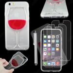 Ebeststar ® housse coque gel vin rouge pour apple iphone 6 plus �cran 5, 5 , couleur transparent + stylet ...
