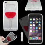 Ebeststar ® housse coque gel vin rouge pour apple iphone 6s �cran 4, 7 , couleur transparent / rouge ...