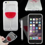 Ebeststar ® housse coque gel vin rouge pour apple iphone 6s �cran 4, 7 , couleur transparent / rouge ...