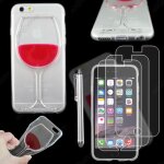 Ebeststar ® housse coque gel vin rouge pour apple iphone 6s �cran 4, 7 , couleur transparent / rouge ...