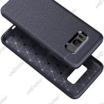 Ebeststar ® housse coque motif cuir luxe flexible silicone gel coussin d'air pour samsung galaxy s8, ...