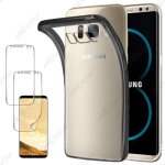 Ebeststar ® housse coque protection silicone gel ultra fine + 2 films �cran int�gral 3d pour samsung ...