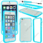 Ebeststar ® housse etui coque bumper de protection pour apple iphone 6 �cran 4, 7 , couleur bleu + mini ...