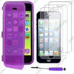 Ebeststar ® housse etui coque portefeuille livre silicone gel pour apple iphone 5c, couleur violet + ... Ebeststar ® housse etui coque portefeuille livre silicone gel pour apple iphone 5c, couleur violet + ...
