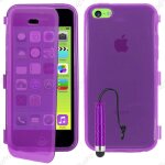 Ebeststar ® housse etui coque portefeuille livre silicone gel pour apple iphone 5c, couleur violet + ... Ebeststar ® housse etui coque portefeuille livre silicone gel pour apple iphone 5c, couleur violet + ...