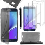 Ebeststar  housse etui coque portefeuille livre silicone gel pour samsung galaxy note5 sm - n920f note ...