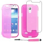 Ebeststar ® housse etui coque portefeuille livre silicone gel pour samsung galaxy s4 mini gt - i9190, ...
