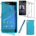 Ebeststar � housse etui coque portefeuille livre silicone gel pour sony xperia z2 d6502, d6503, d6543, ...