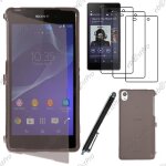 Ebeststar � housse etui coque portefeuille livre silicone gel pour sony xperia z2 d6502, d6503, d6543, ...