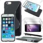 Ebeststar ® housse etui coque silicone gel motif s - line protection souple pour apple iphone 6 �cran ...