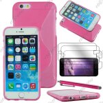 Ebeststar ® housse etui coque silicone gel motif s - line protection souple pour apple iphone 6 �cran ...