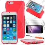 Ebeststar ® housse etui coque silicone gel motif s - line protection souple pour apple iphone 6 �cran ...