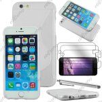 Ebeststar ® housse etui coque silicone gel motif s - line protection souple pour apple iphone 6 �cran ...