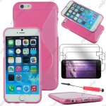 Ebeststar ® housse etui coque silicone gel motif s - line protection souple pour apple iphone 6 plus ...