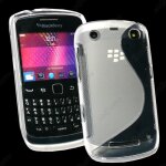 Ebeststar ® housse etui coque silicone gel motif s - line protection souple pour blackberry curve 9320, ...