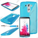 Ebeststar ® housse etui coque silicone gel motif s - line protection souple pour lg g3 d855, couleur ...