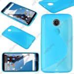 Ebeststar � housse etui coque silicone gel motif s - line protection souple pour motorola nexus 6, nexus ...