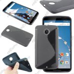 Ebeststar  housse etui coque silicone gel motif s - line protection souple pour motorola nexus 6, nexus ...