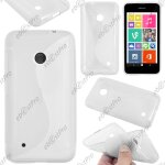 Ebeststar ® housse etui coque silicone gel motif s - line protection souple pour nokia lumia 530, couleur ...
