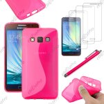 Ebeststar � housse etui coque silicone gel motif s - line protection souple pour samsung galaxy a3 sm ...