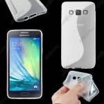Ebeststar ® housse etui coque silicone gel motif s - line protection souple pour samsung galaxy a3 sm ...