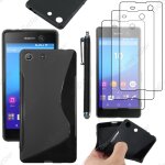 Ebeststar � housse etui coque silicone gel motif s - line protection souple pour sony xperia m5, m5 dual, ...