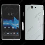 Ebeststar ® housse etui coque silicone gel motif s - line protection souple pour sony xperia z c6602, ...