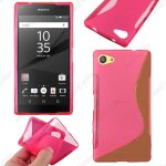 Ebeststar ® housse etui coque silicone gel motif s - line protection souple pour sony xperia z5 compact, ...
