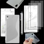 Ebeststar � housse etui coque silicone gel motif s - line protection souple pour sony xperia z5 premium, ...