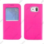 Ebeststar ® housse pochette protection coque etui type s - view pour samsung galaxy s6 sm - g920f, g920, ...
