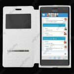 Ebeststar ® housse pochette protection coque type s - view portefeuille livre pour nokia lumia 735 730 ...