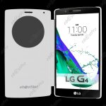 Ebeststar ® housse portefeuille coque etui flip view cover fen�tre pour lg g4 h815, g4 dual - lte, couleur ...