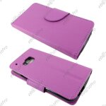 Ebeststar ® housse portefeuille coque etui protection folio pour htc one m9, one hima, couleur rose ...