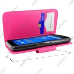 Ebeststar ® housse portefeuille coque etui protection folio pour sony xperia e4g, e4g dual, couleur ...
