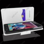 Ebeststar ® housse portefeuille coque etui protection folio pour wiko highway 4g, couleur blanc + film ...