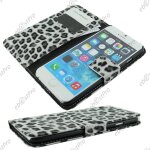 Ebeststar ® housse portefeuille pu cuir folio coque etui protection leopard pour apple iphone 6s ecran ...