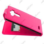 Ebeststar ® housse simili cuir a clapet coque etui pour lg g4 h815, g4 dual - lte, couleur rose + film ...