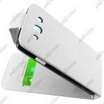 Ebeststar ® housse simili cuir � clapet coque etui pour samsung galaxy s3 i9300 i9305, couleur blanc ...
