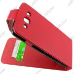 Ebeststar � housse simili cuir a clapet coque etui pour samsung galaxy s3 i9300 i9305, couleur rouge ...